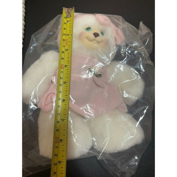 NEW VTG 1998 Fisher Price Sarahberry Collection Pink Bear Plush Stuffed Toy - Picture 5 of 6